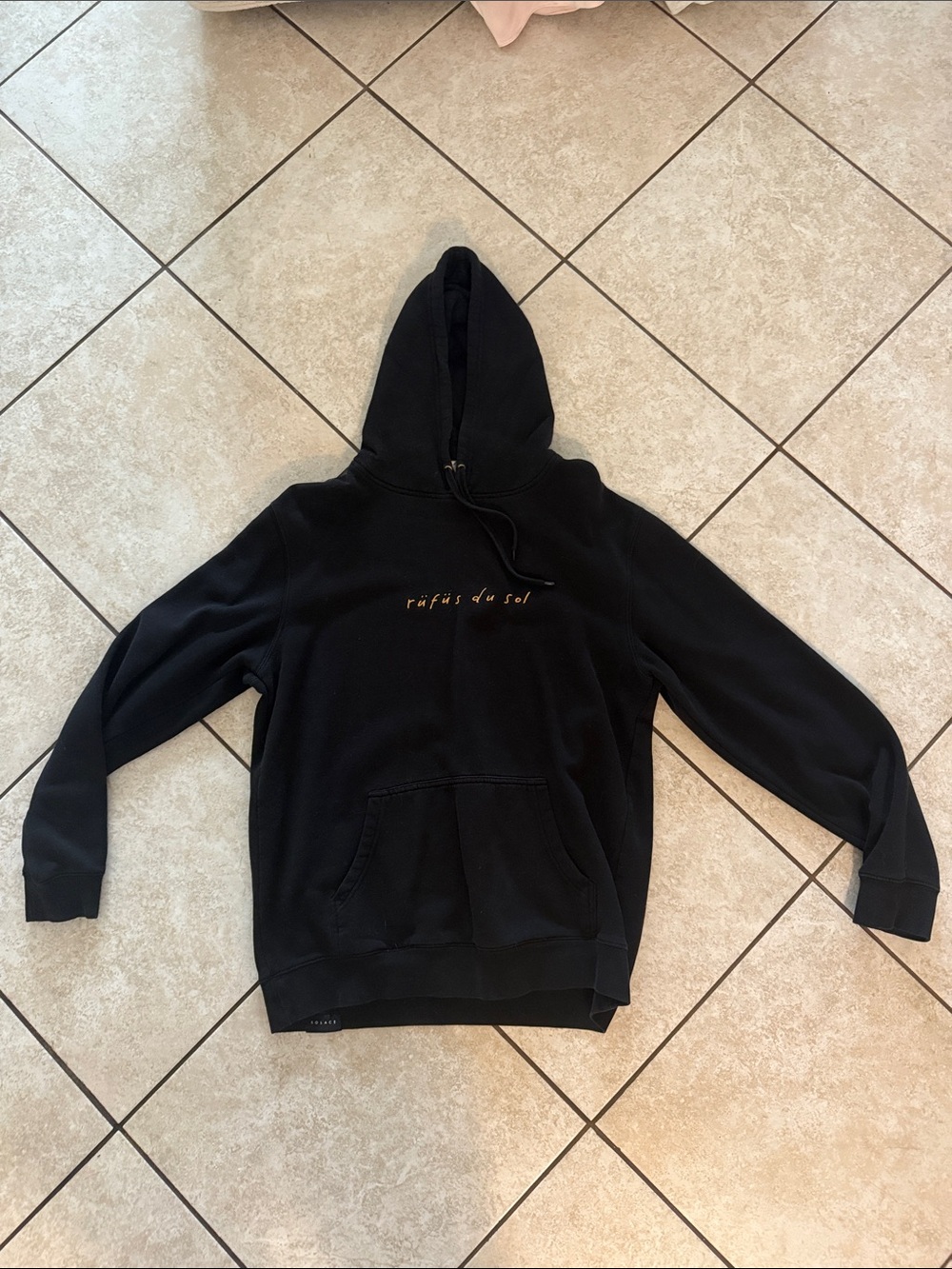Black Men's Hooded Sweatshirt